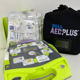 Defibrylator ZOLL AED Plus / nowy / Elektrody CPR-D Padz