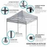 Namiot Punkt Pomocy Medycznej 3x3 m Octa Go - 4