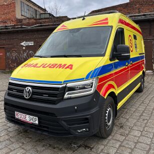 AMBULANS VW CRAFTER / 4x4 / moc 177 km / r. 2019 / z noszami elektrycznymi Kartsana