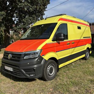 AMBULANS VW CRAFTER / moc 177 km / r. 2019 / przebieg 303 tys. km / z noszami Stryker M1