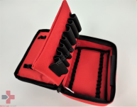 Torba na ampularium 50 ampułek czerwona,18x12x7cm - 2