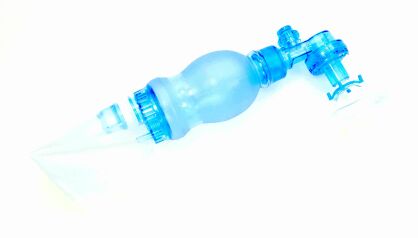 Resuscytator PVC dla niemowląt z maską nr 1