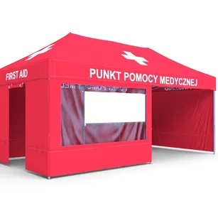 Namiot Punkt Pomocy Medycznej 3x6 m Octa Go