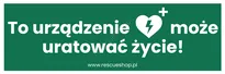 Zestaw naklejek informacyjnych AED + instrukcja obsługi - 6