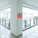 Zestaw naklejek informacyjnych AED + instrukcja obsługi - 8
